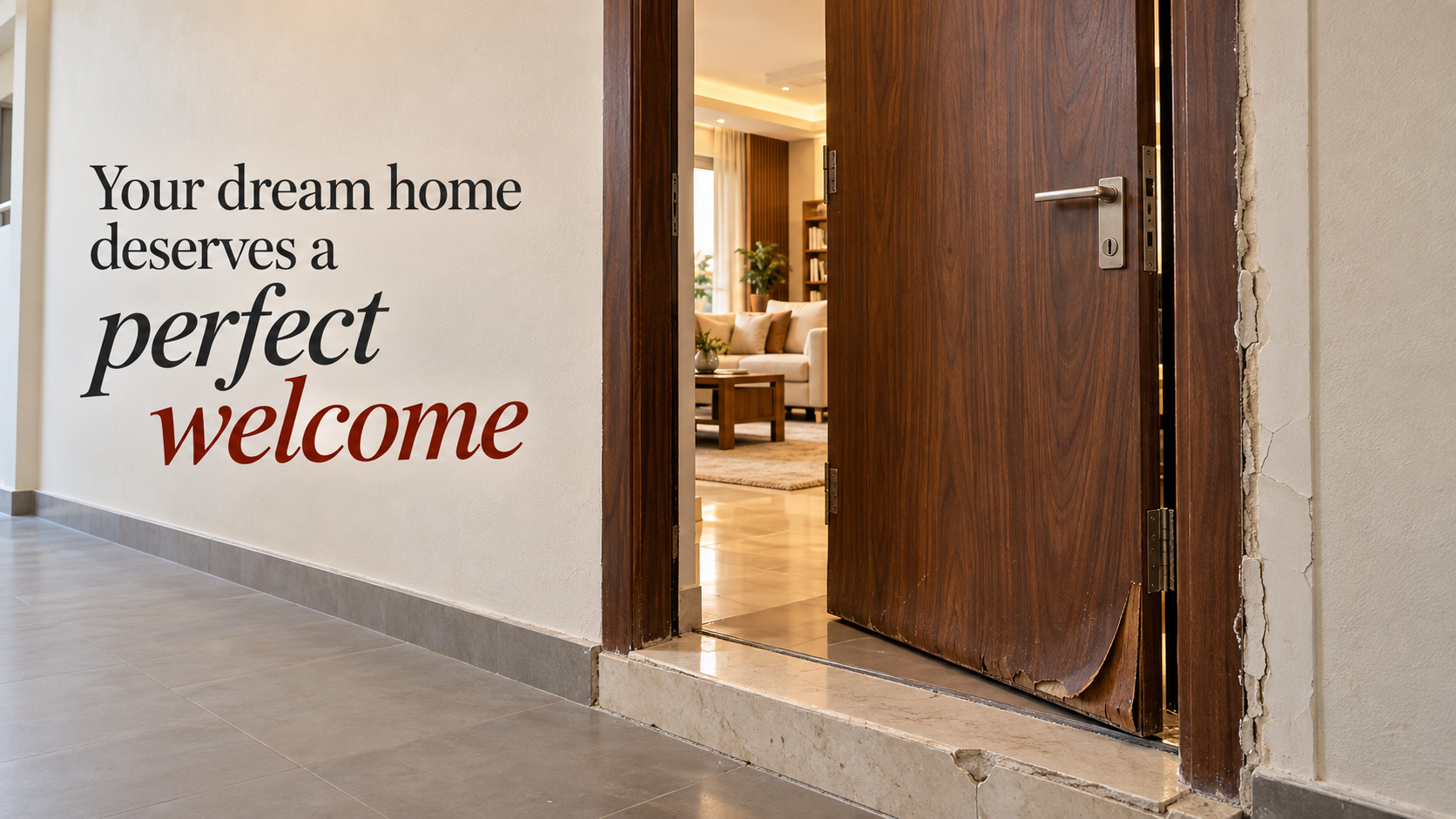 Your dream home deserves a perfect welcome